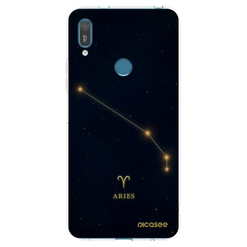 Picasee silikónový prehľadný obal pre Huawei Y7 2019 - ARIES