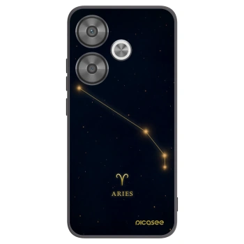 Picasee silikónový čierny obal pre Xiaomi Poco F6 - ARIES