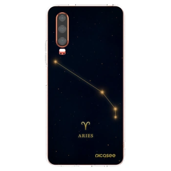 Picasee silikónový prehľadný obal pre Huawei P30 - ARIES