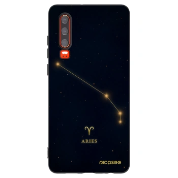 Picasee silikónový čierny obal pre Huawei P30 - ARIES