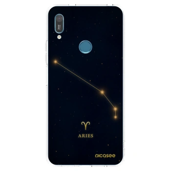 Picasee silikónový prehľadný obal pre Huawei Y6 2019 - ARIES