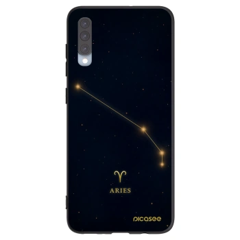 Picasee silikónový čierny obal pre Samsung Galaxy A70 A705F - ARIES