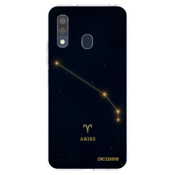 Picasee silikónový prehľadný obal pre Samsung Galaxy A40 A405F - ARIES