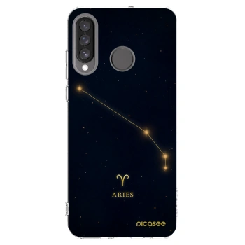 Picasee silikónový prehľadný obal pre Huawei P30 Lite - ARIES