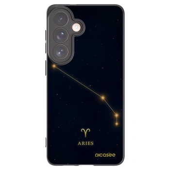 Picasee silikónový čierny obal pre Samsung Galaxy S26+ - ARIES
