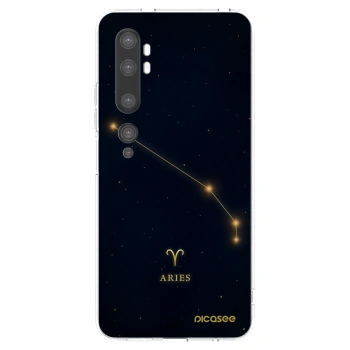 Picasee silikónový prehľadný obal pre Xiaomi Mi Note 10 (Pro) - ARIES