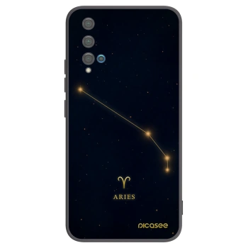 Picasee silikónový čierny obal pre Huawei Nova 5T - ARIES