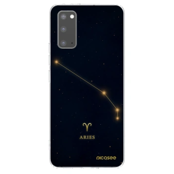 Picasee silikónový prehľadný obal pre Samsung Galaxy S20 G980F - ARIES