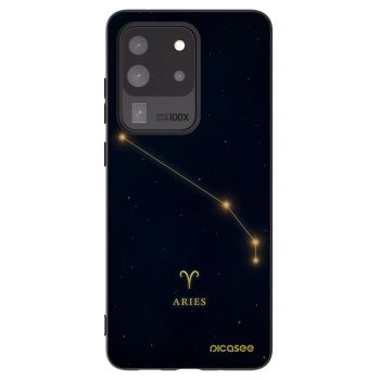 Picasee silikónový čierny obal pre Samsung Galaxy S20 Ultra 5G G988F - ARIES