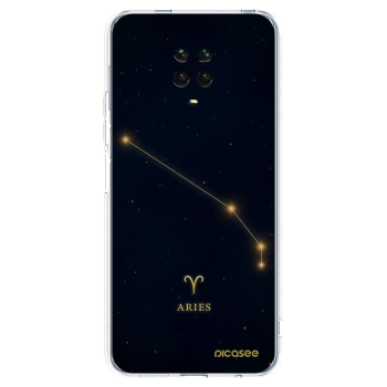 Picasee silikónový prehľadný obal pre Xiaomi Redmi Note 9S - ARIES