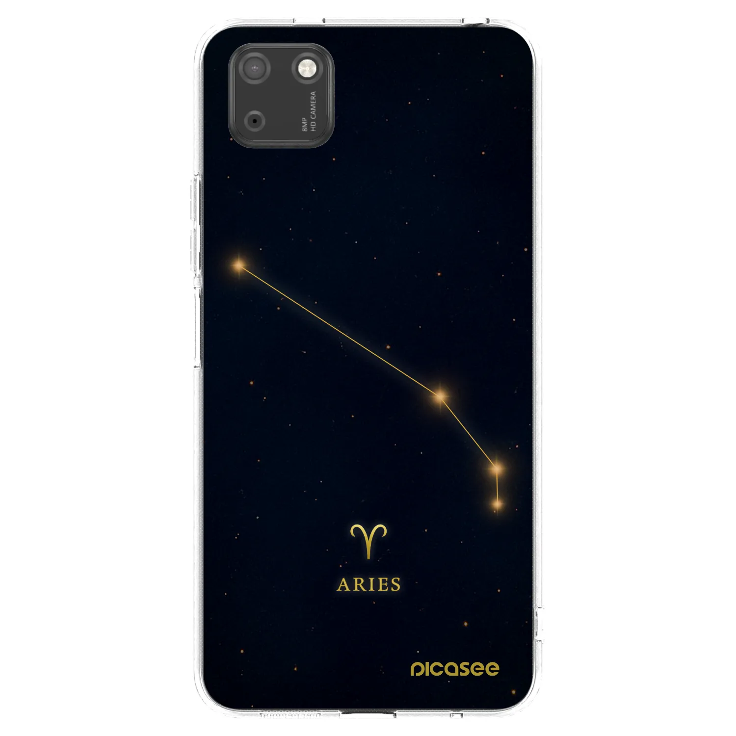 Picasee silikónový prehľadný obal pre Huawei Y5P - ARIES