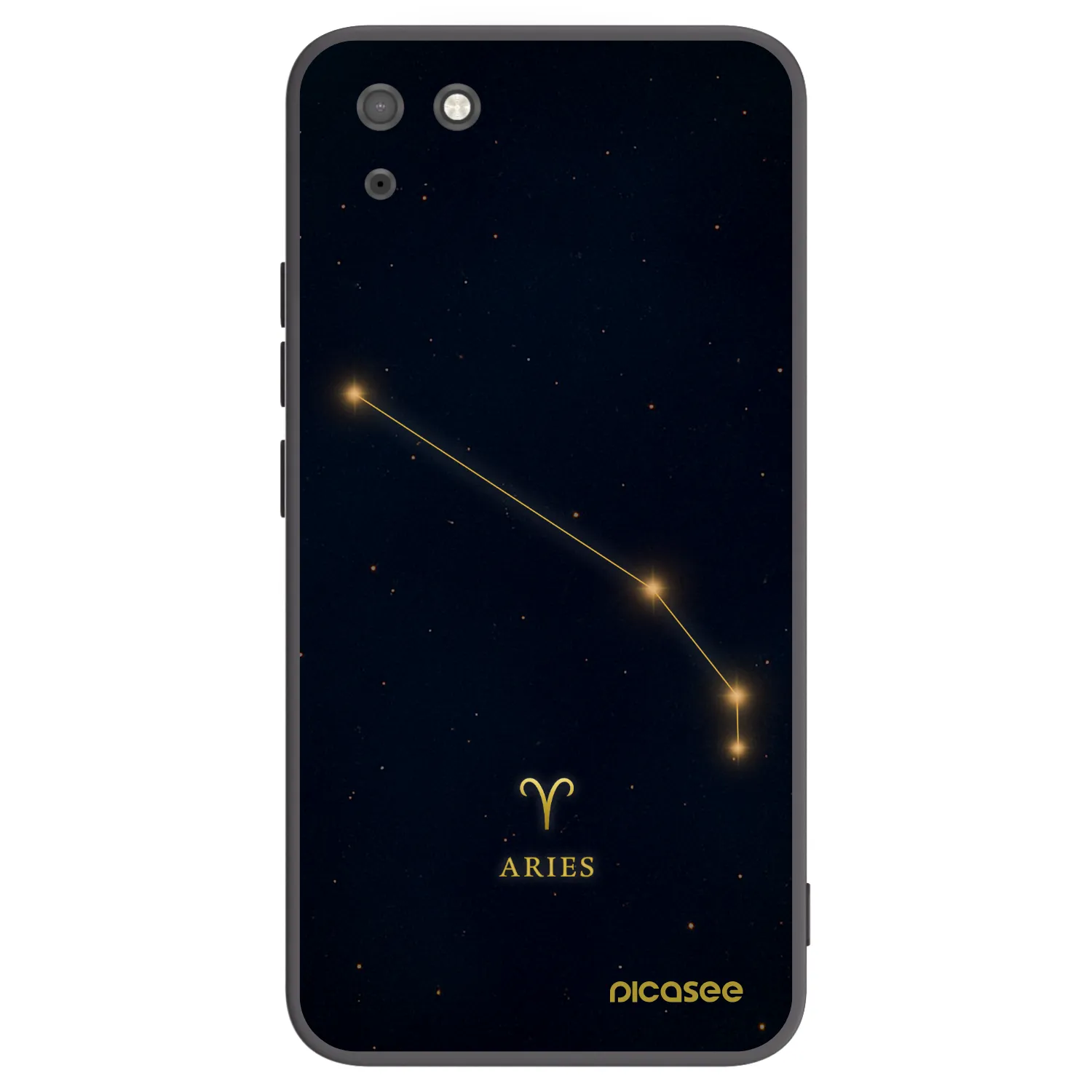 Picasee silikónový čierny obal pre Huawei Y5P - ARIES