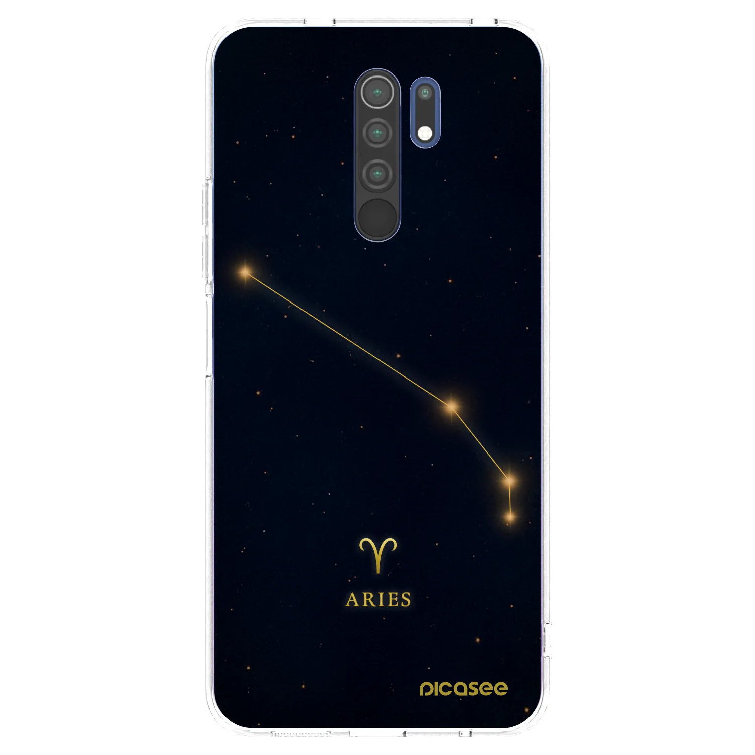 Picasee silikónový prehľadný obal pre Xiaomi Redmi 9 - ARIES