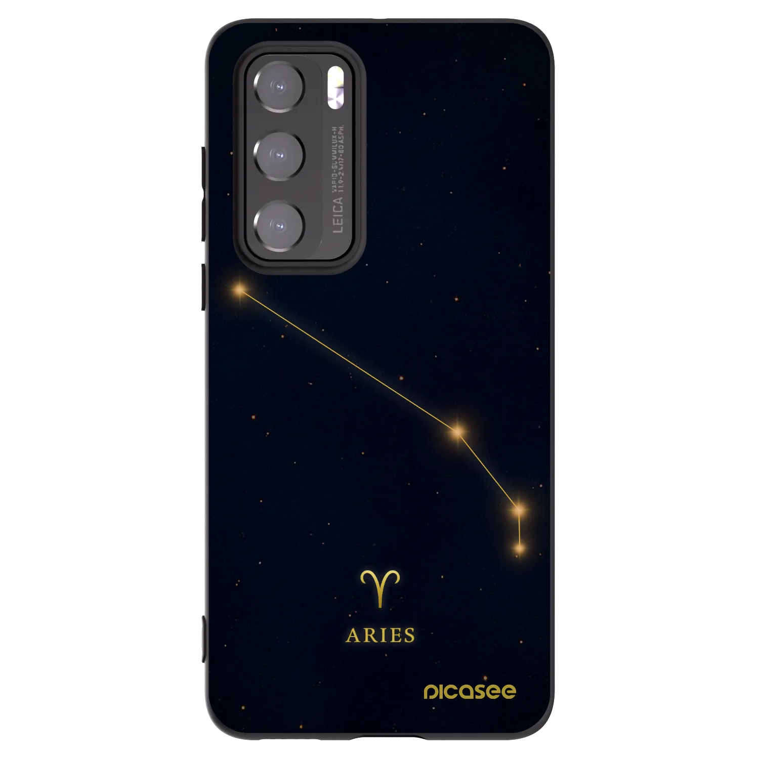 Picasee silikónový čierny obal pre Huawei P40 - ARIES