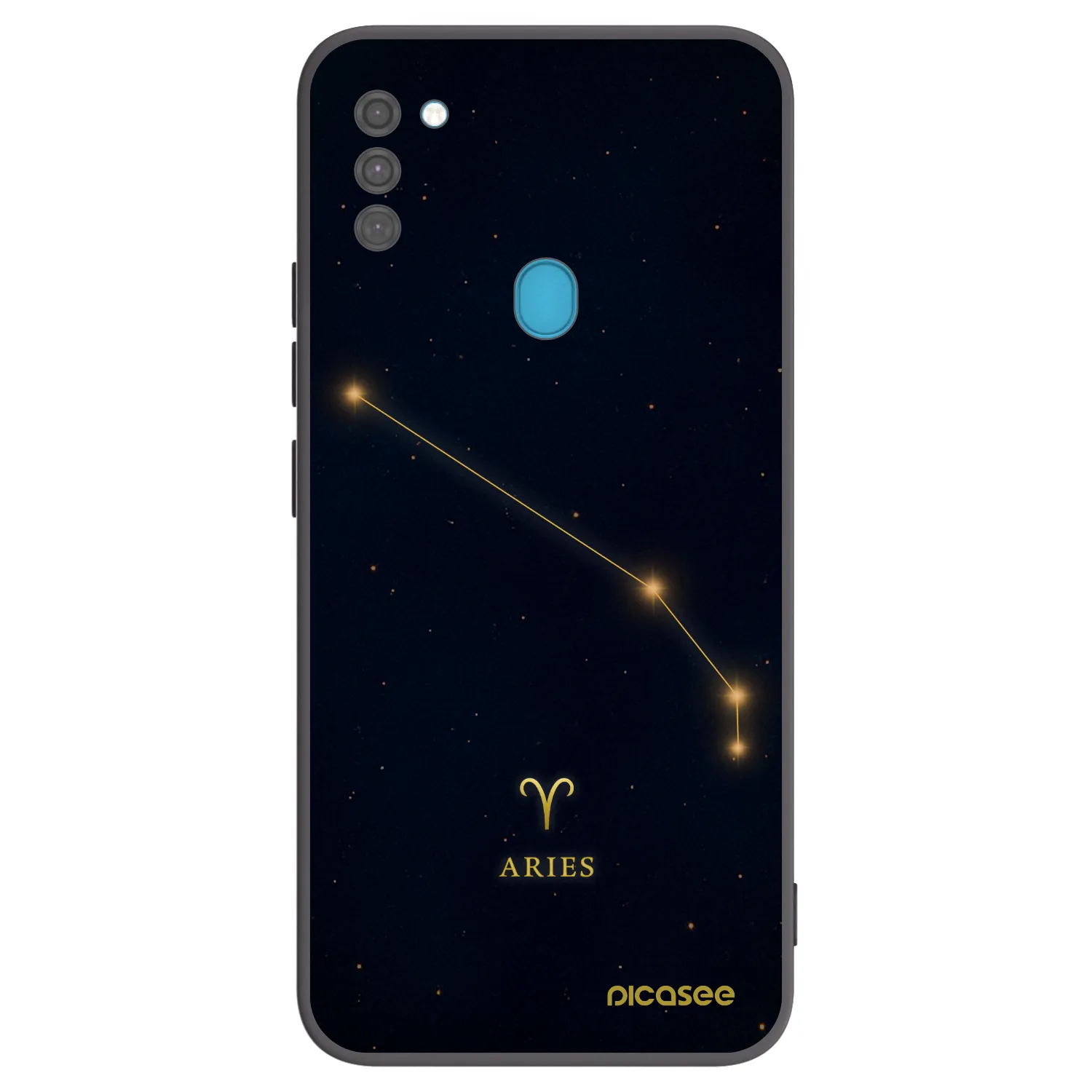 Picasee silikónový čierny obal pre Samsung Galaxy M11 - ARIES