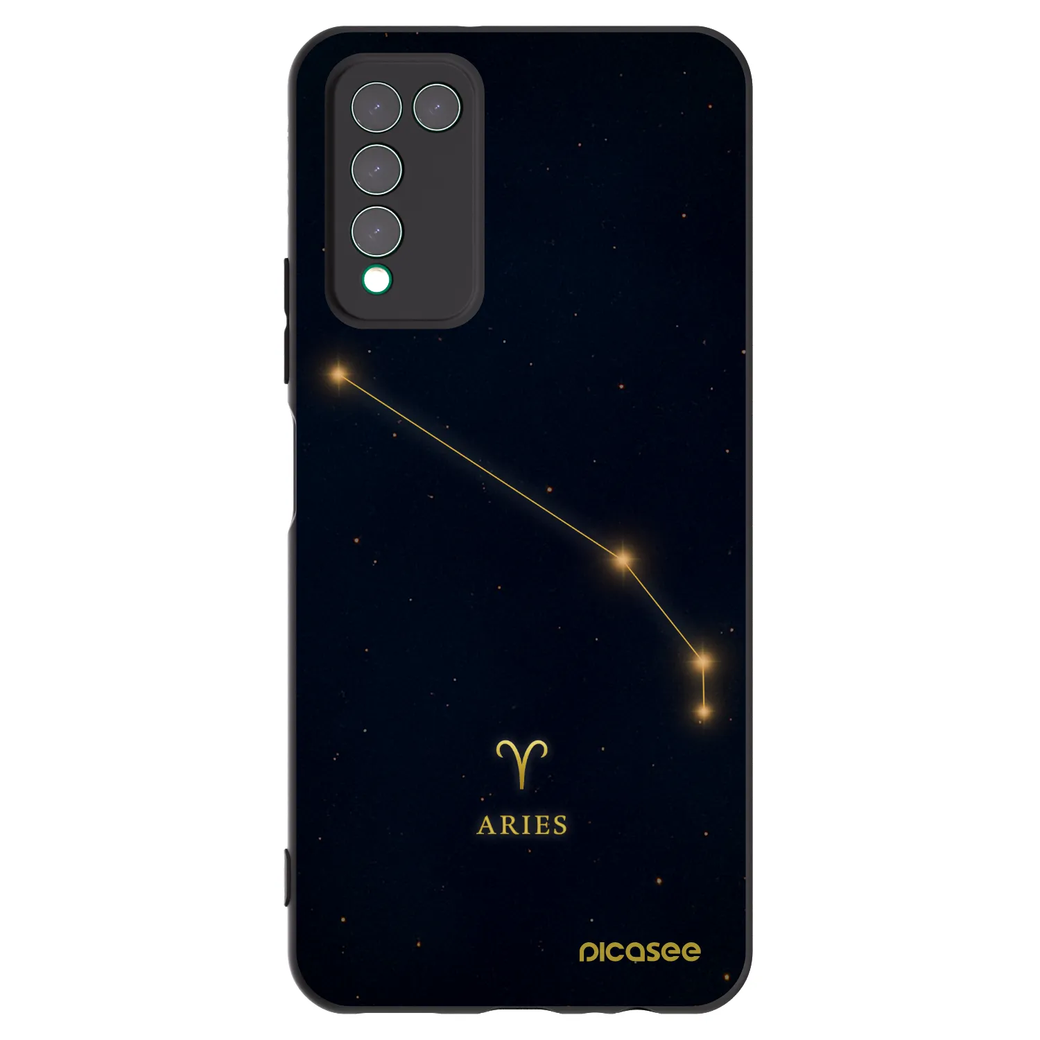 Picasee silikónový čierny obal pre Honor 10X Lite - ARIES