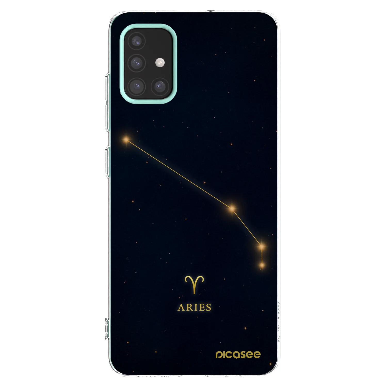 Picasee silikónový prehľadný obal pre Samsung Galaxy M31s - ARIES
