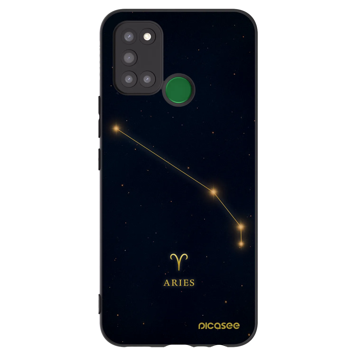 Picasee silikónový čierny obal pre Realme 7i - ARIES