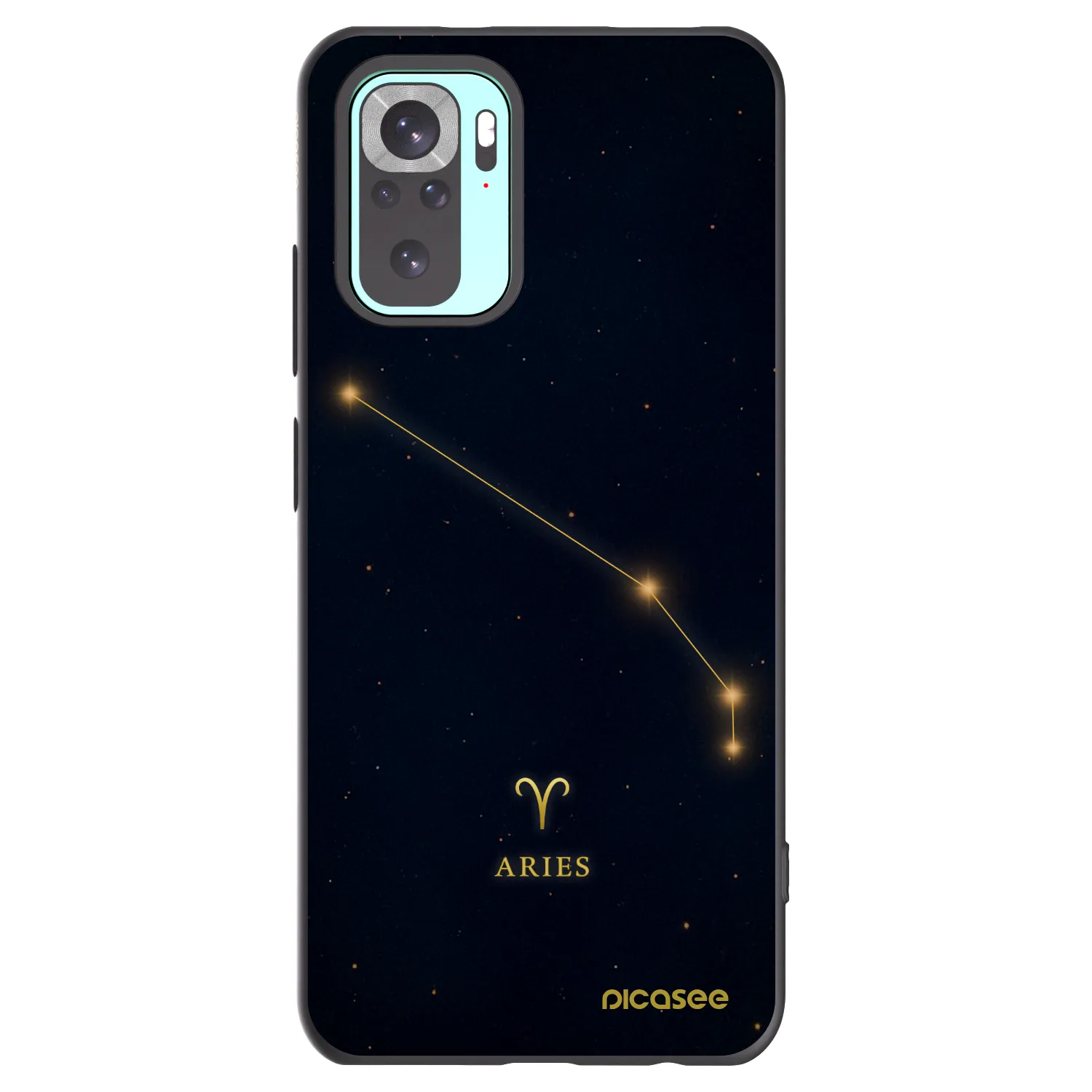 Picasee silikónový čierny obal pre Xiaomi Redmi Note 10 Pro - ARIES