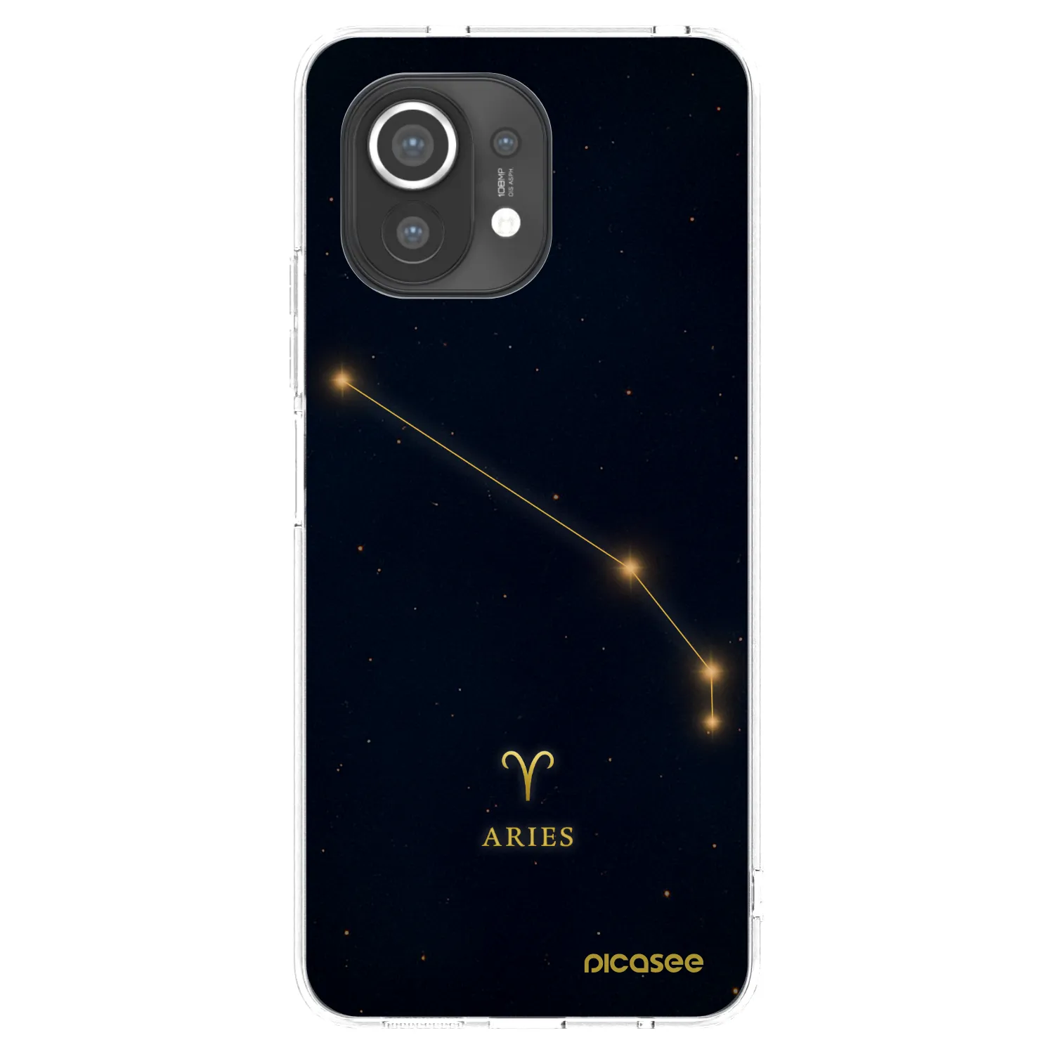 Picasee silikónový prehľadný obal pre Xiaomi Mi 11 - ARIES