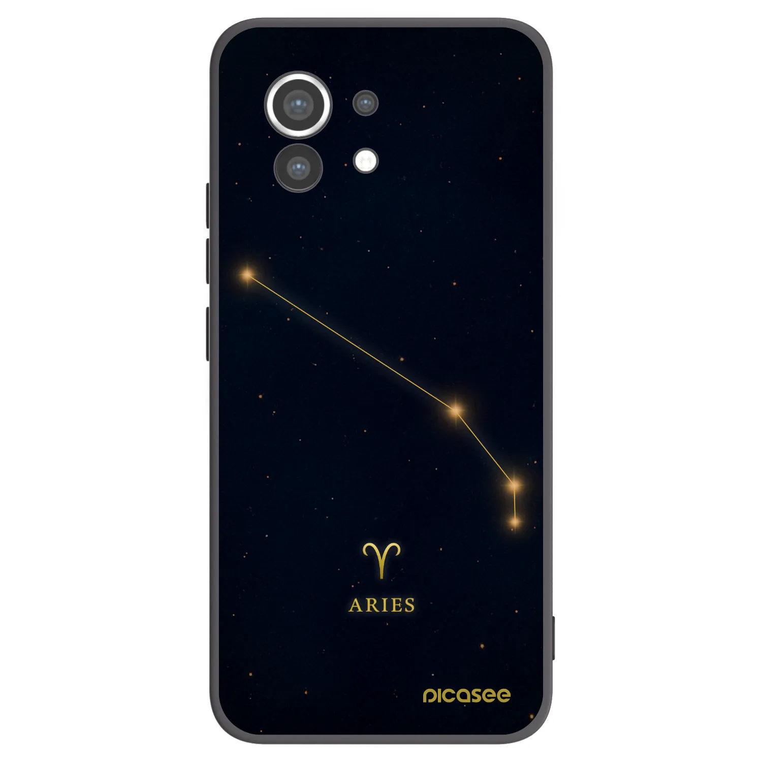 Picasee silikónový čierny obal pre Xiaomi Mi 11 - ARIES