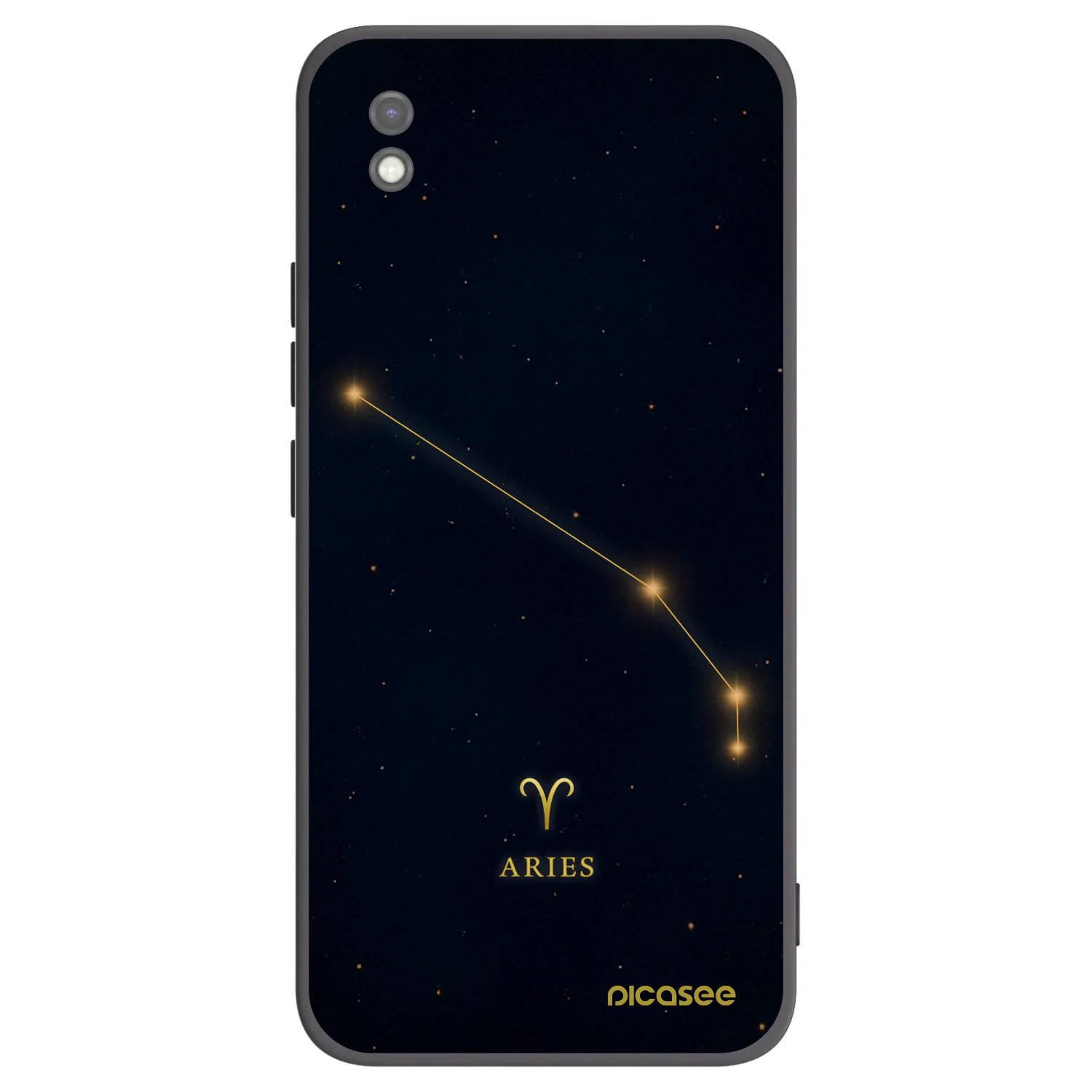 Picasee silikónový čierny obal pre Xiaomi Redmi 9AT - ARIES