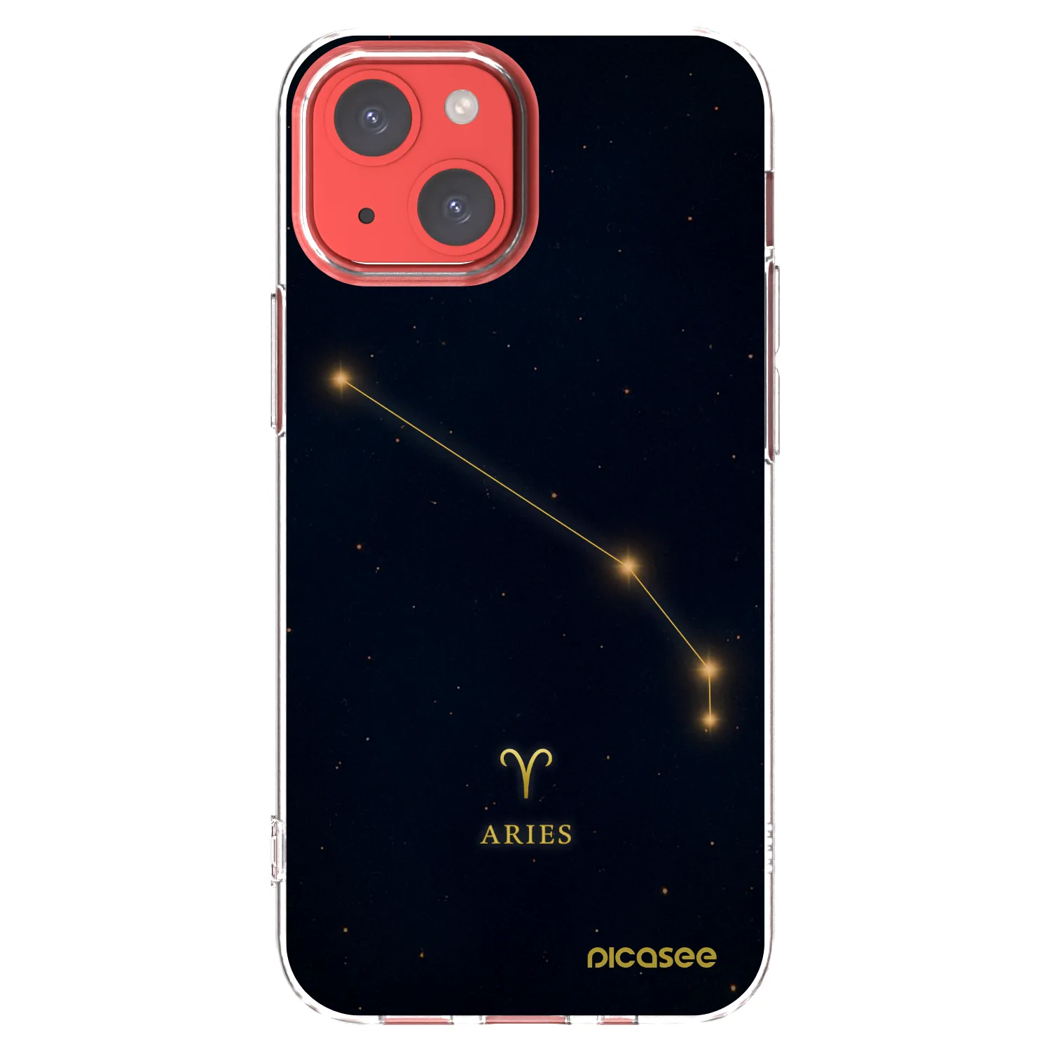Picasee silikónový prehľadný obal pre Apple iPhone 13 mini - ARIES