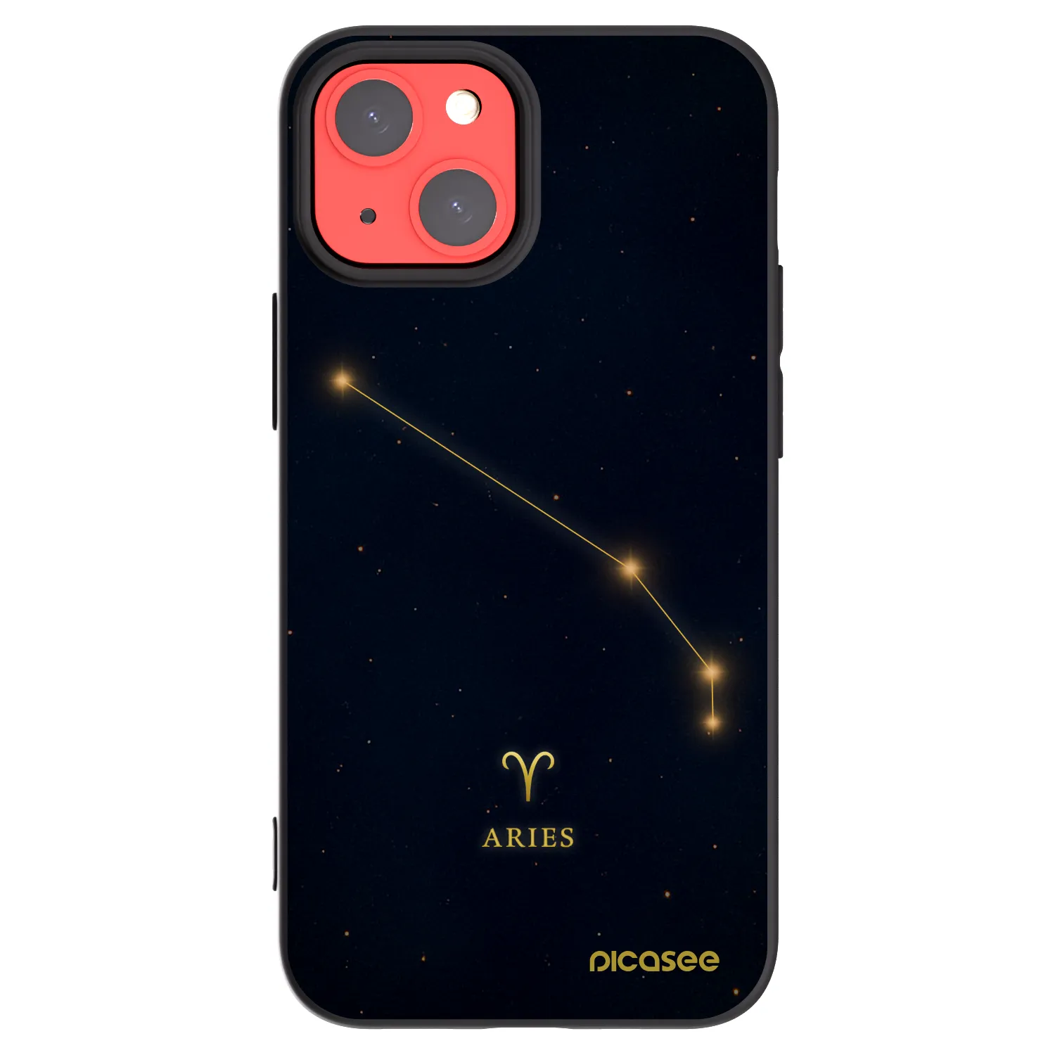 Picasee silikónový čierny obal pre Apple iPhone 13 mini - ARIES