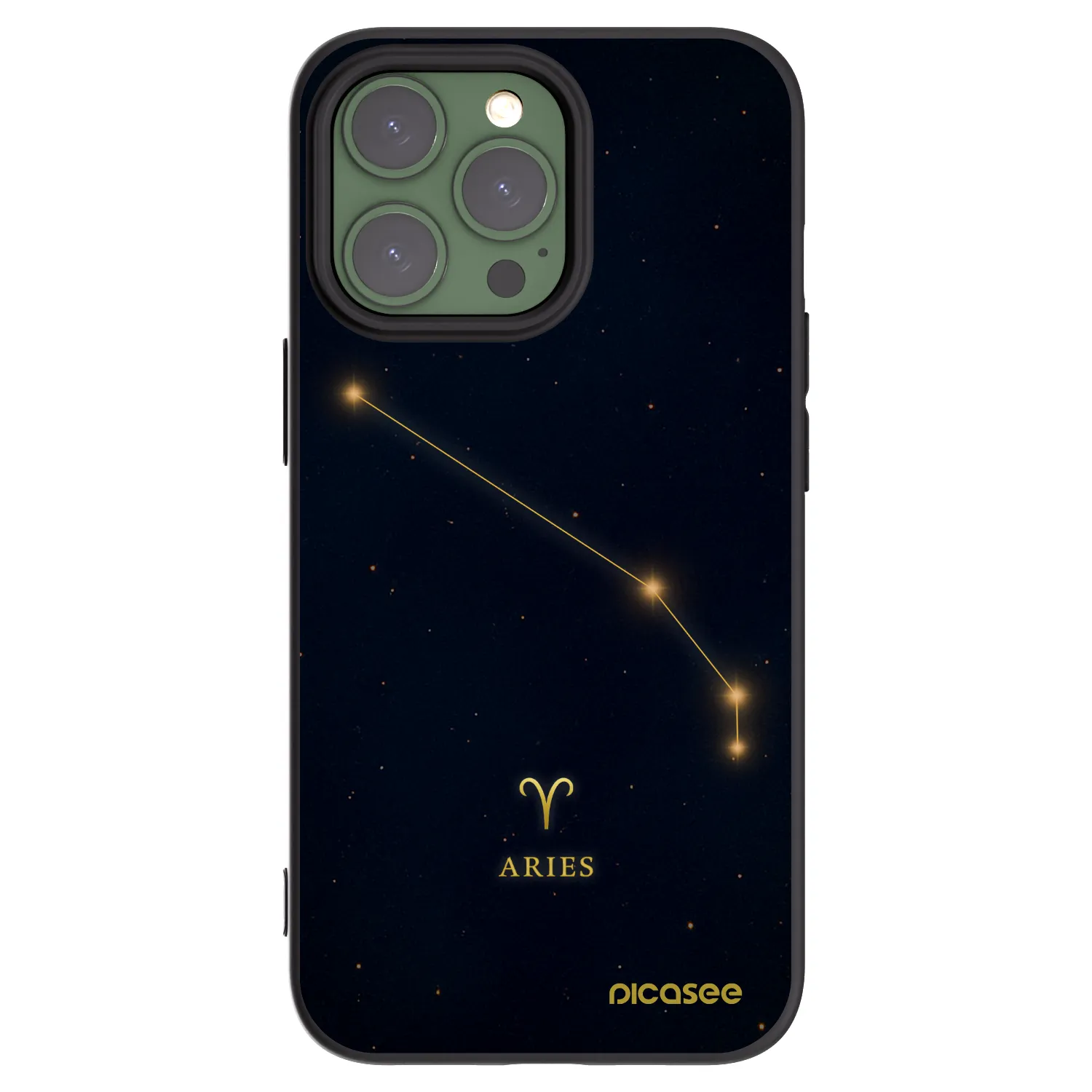 Picasee silikónový čierny obal pre Apple iPhone 13 Pro - ARIES