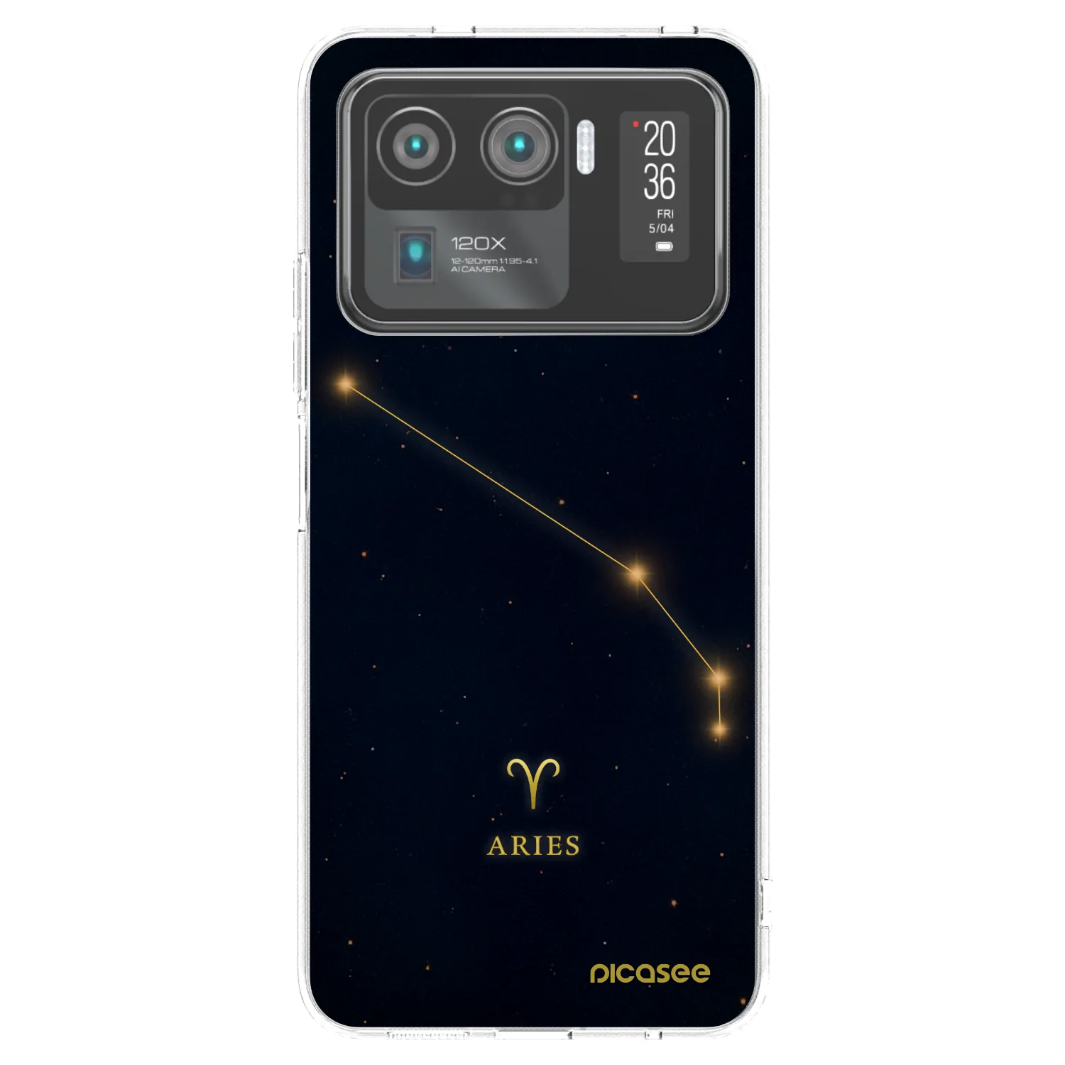 Picasee silikónový prehľadný obal pre Xiaomi Mi 11 Ultra - ARIES