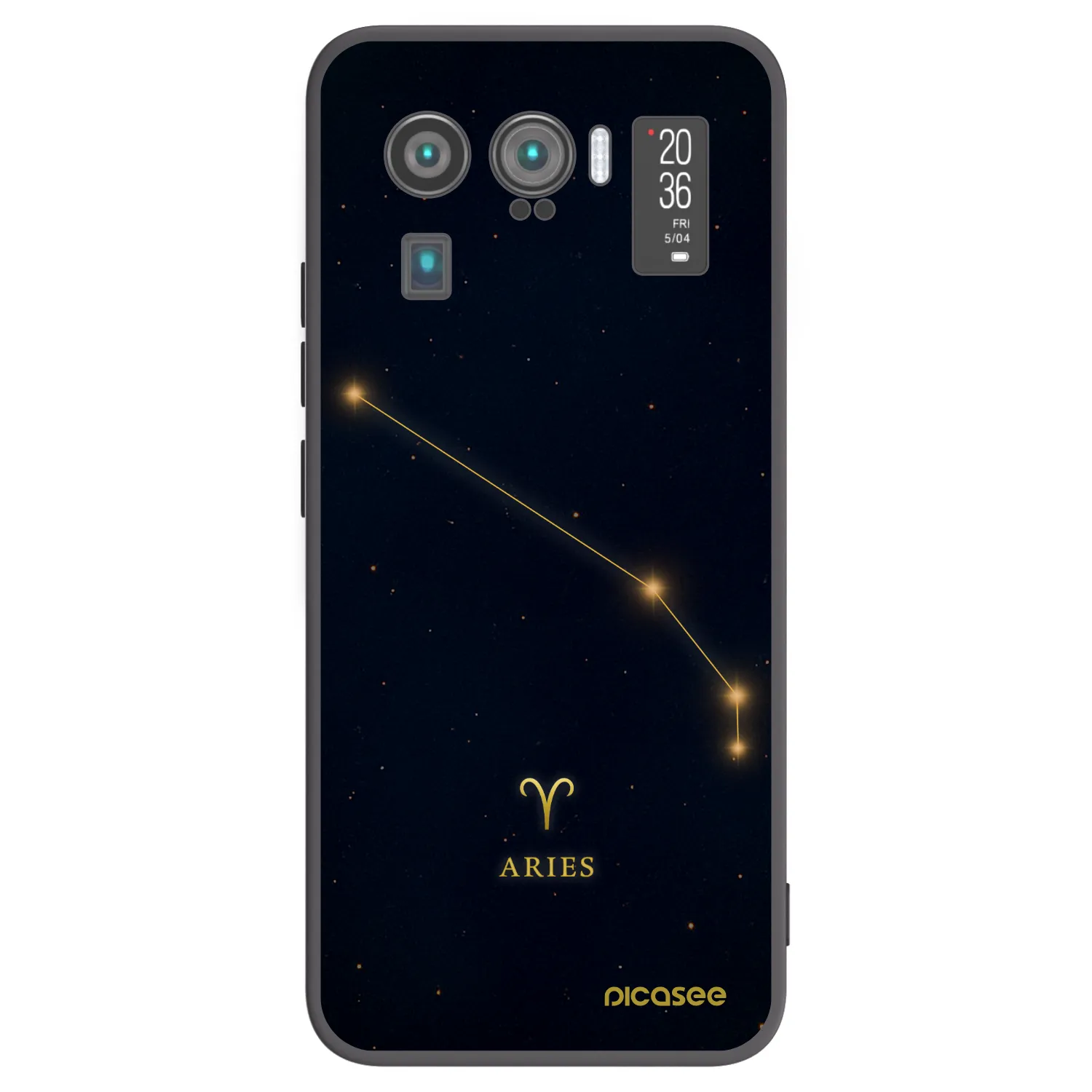 Picasee silikónový čierny obal pre Xiaomi Mi 11 Ultra - ARIES