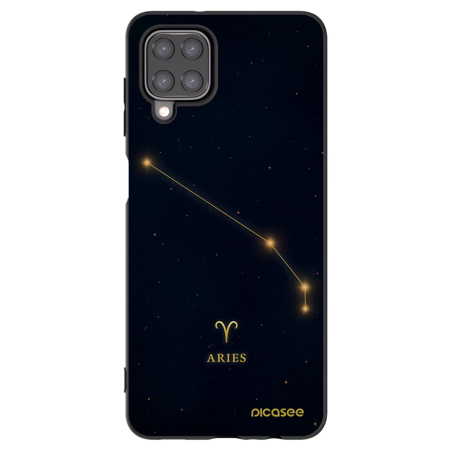 Picasee silikónový čierny obal pre Samsung Galaxy M12 M127F - ARIES