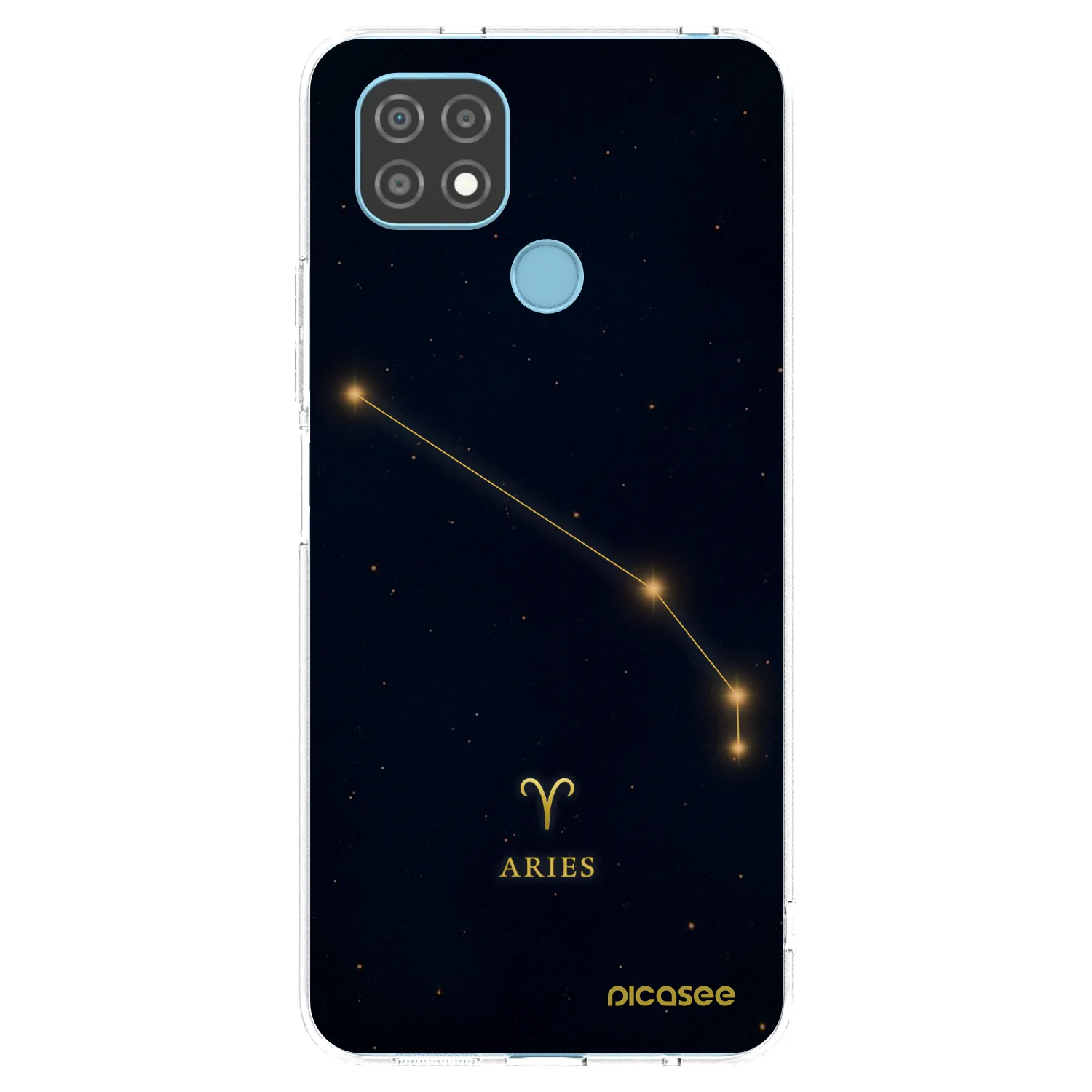 Picasee silikónový prehľadný obal pre Realme C21 - ARIES