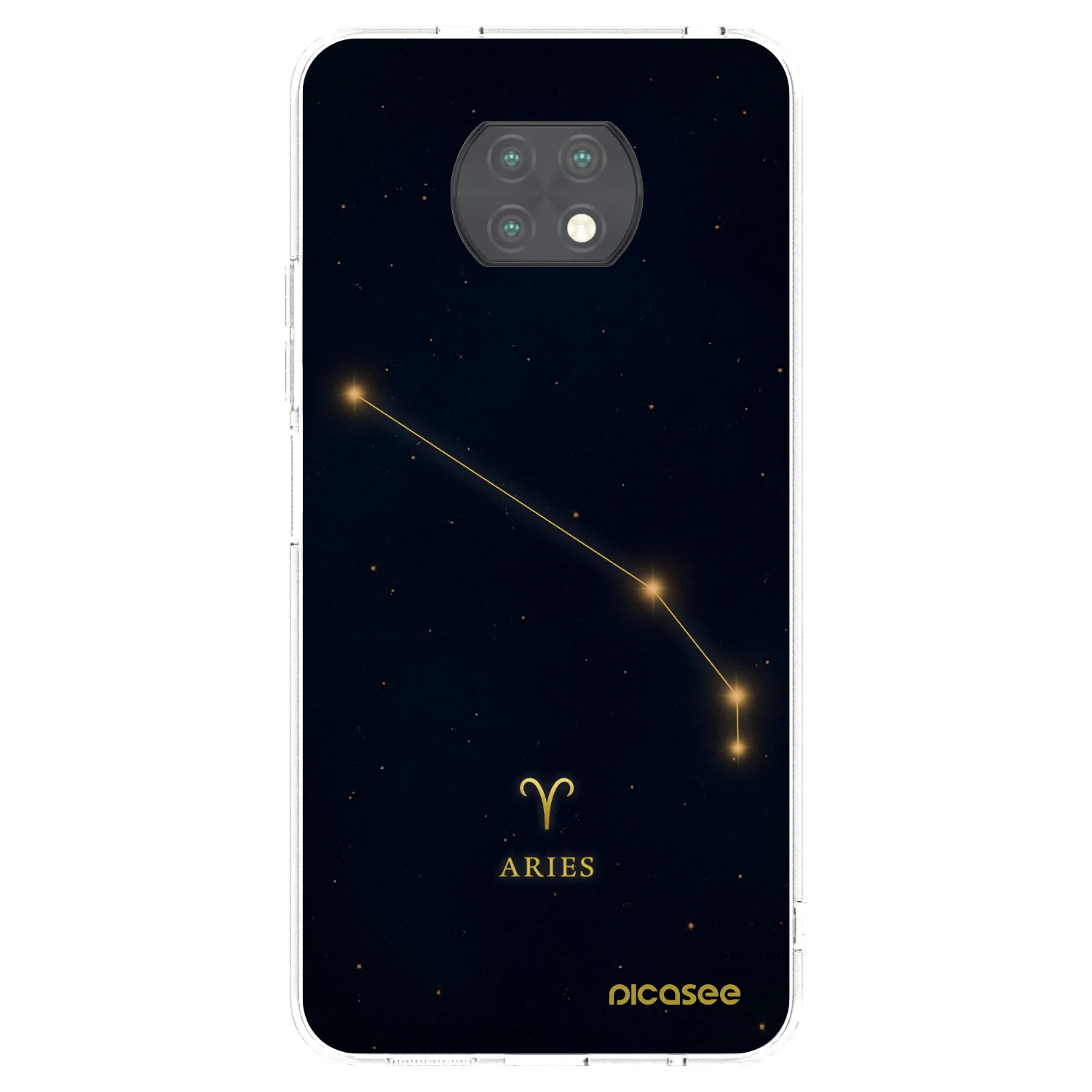 Picasee silikónový prehľadný obal pre Xiaomi Redmi Note 9T - ARIES