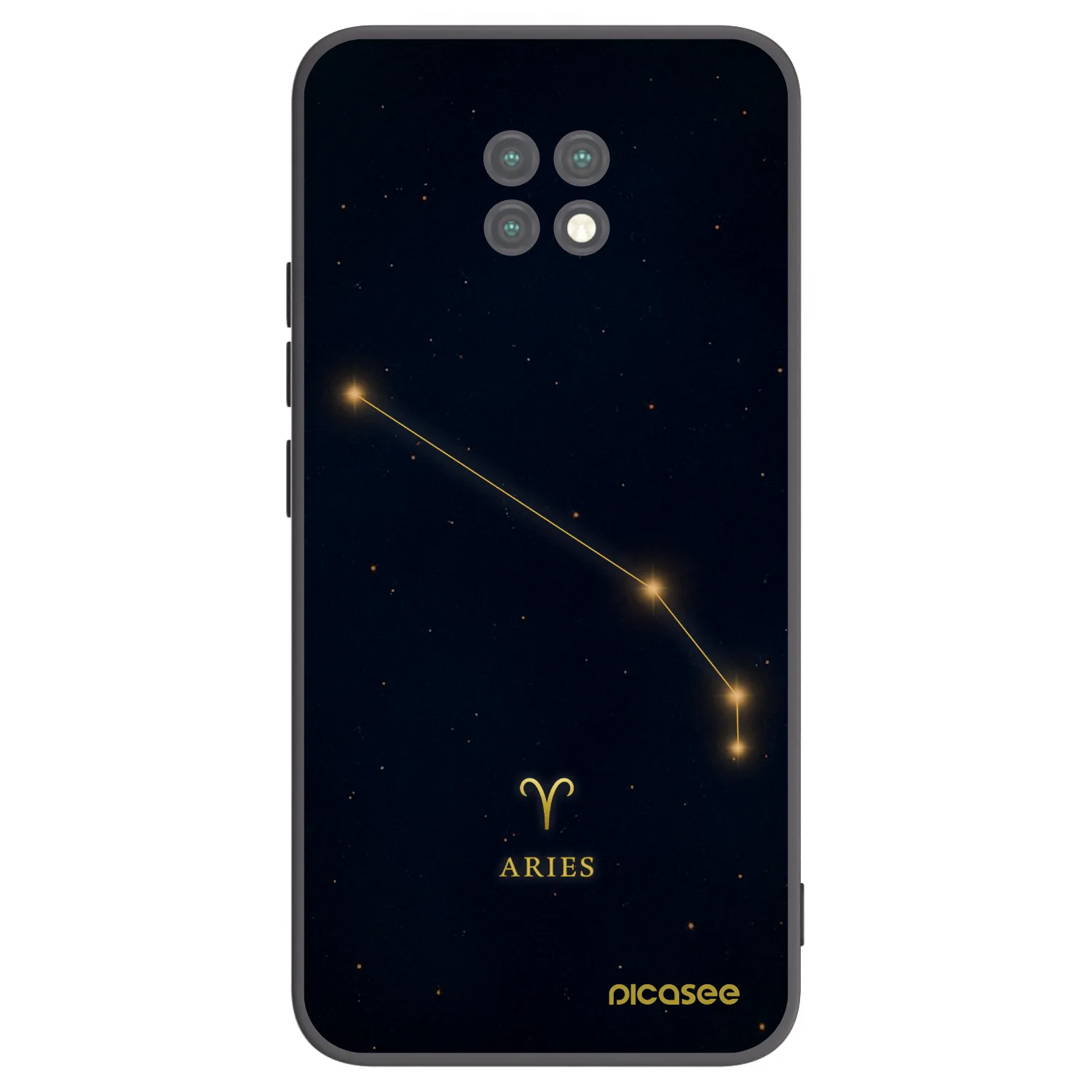 Picasee silikónový čierny obal pre Xiaomi Redmi Note 9T - ARIES
