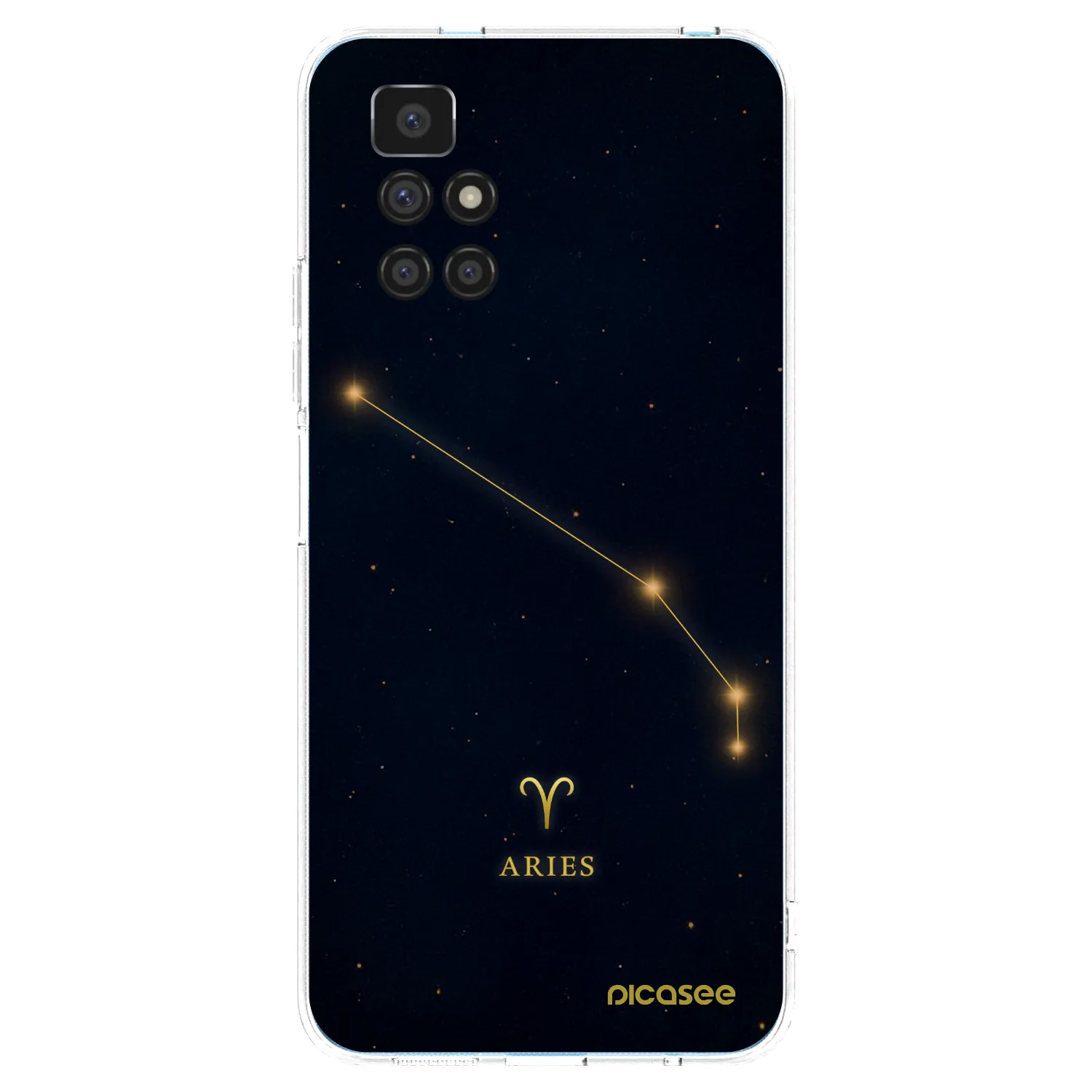 Picasee silikónový prehľadný obal pre Xiaomi Redmi 10 - ARIES