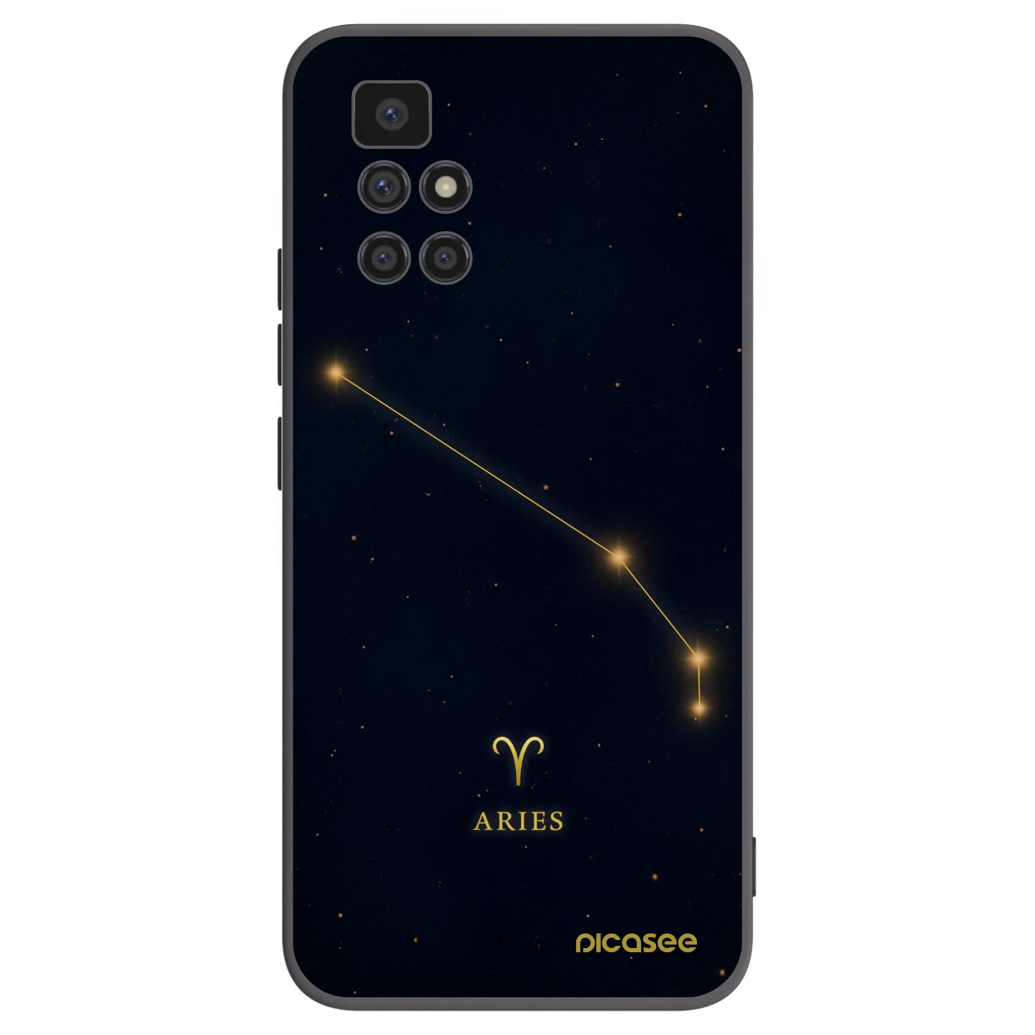Picasee silikónový čierny obal pre Xiaomi Redmi 10 - ARIES