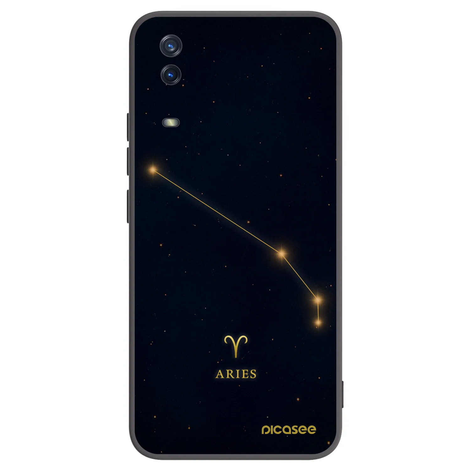 Picasee silikónový čierny obal pre Vivo Y11s - ARIES