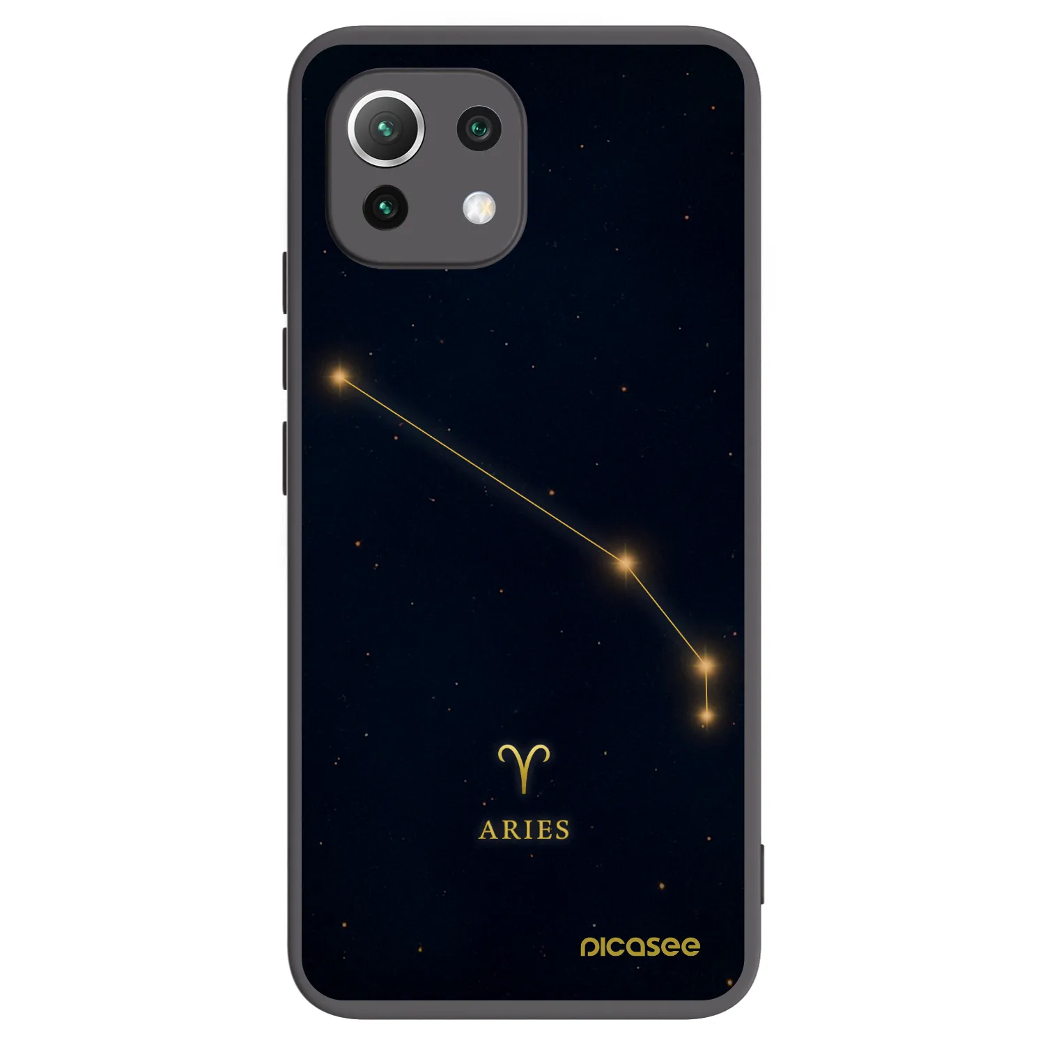 Picasee silikónový čierny obal pre Xiaomi 11 Lite 5G NE - ARIES
