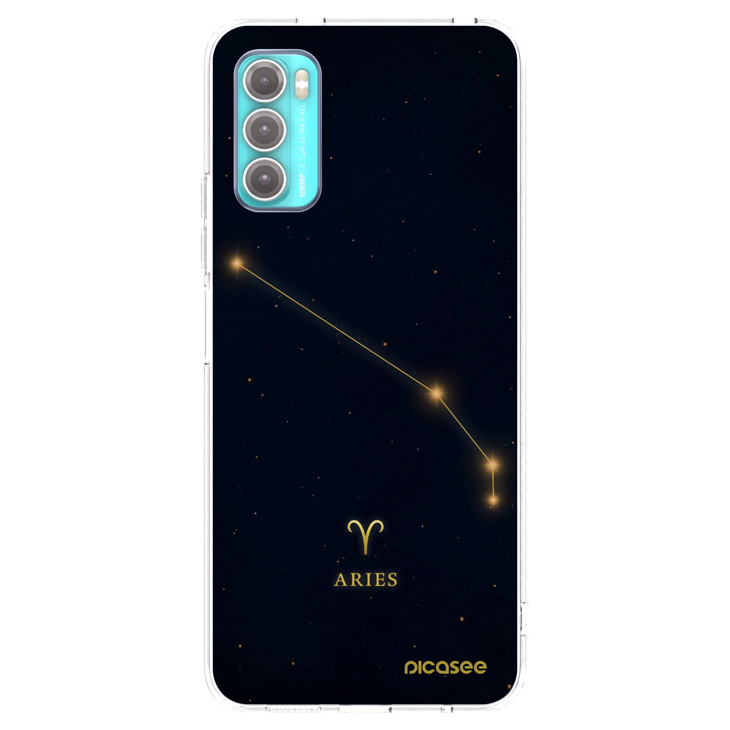 Picasee silikónový prehľadný obal pre Motorola Moto G60 - ARIES