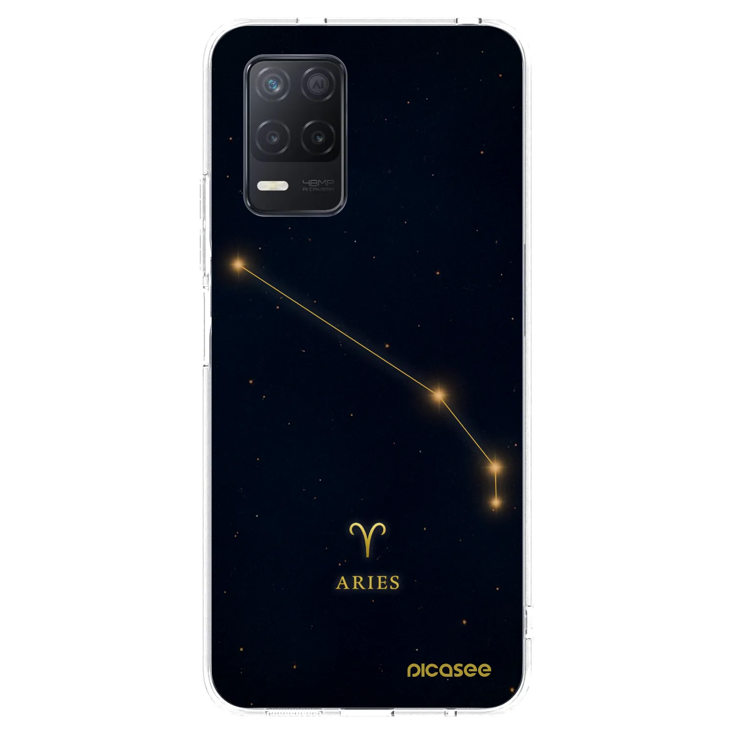 Picasee silikónový prehľadný obal pre Realme 8 5G - ARIES
