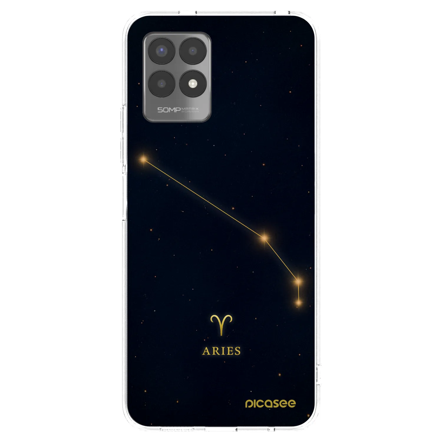 Picasee silikónový prehľadný obal pre Realme 8i - ARIES