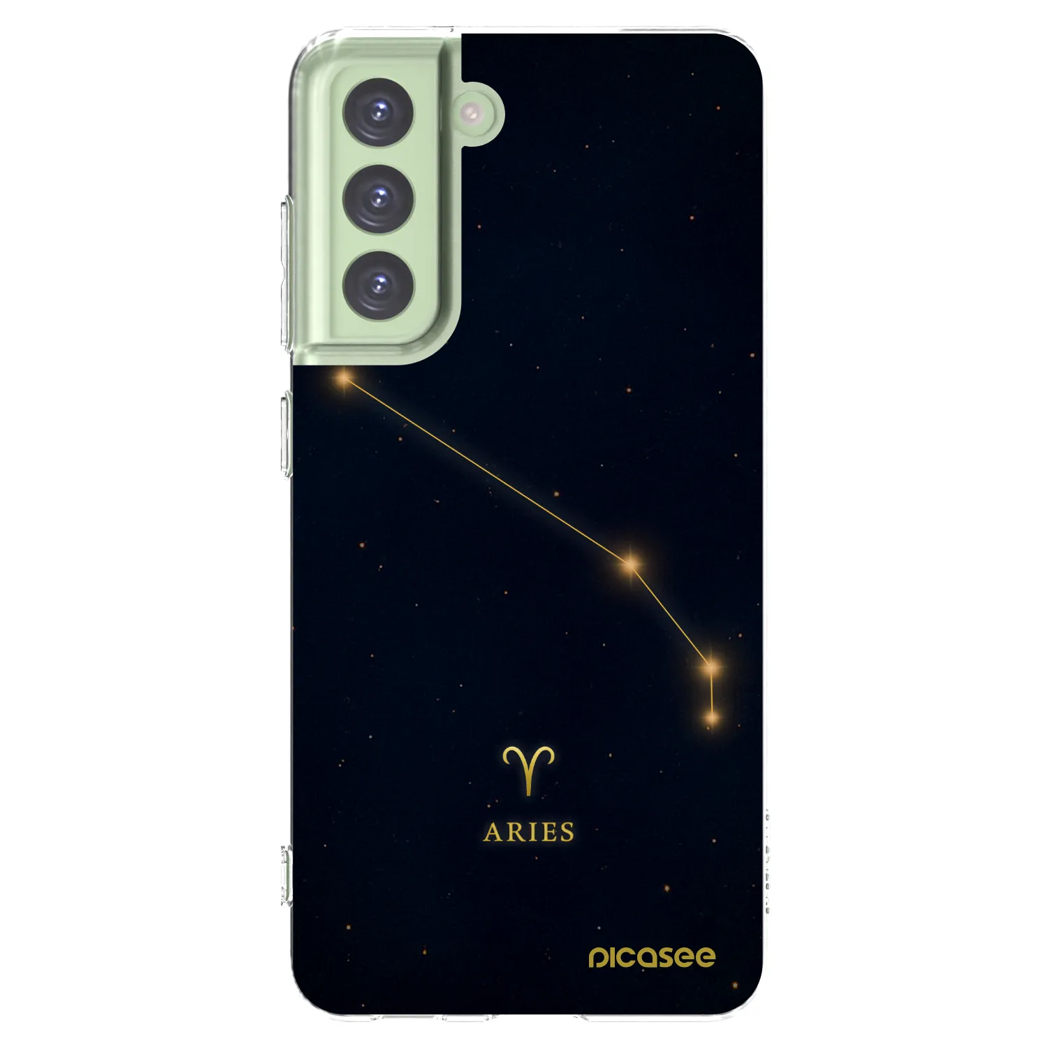 Picasee silikónový prehľadný obal pre Samsung Galaxy S21 FE 5G - ARIES