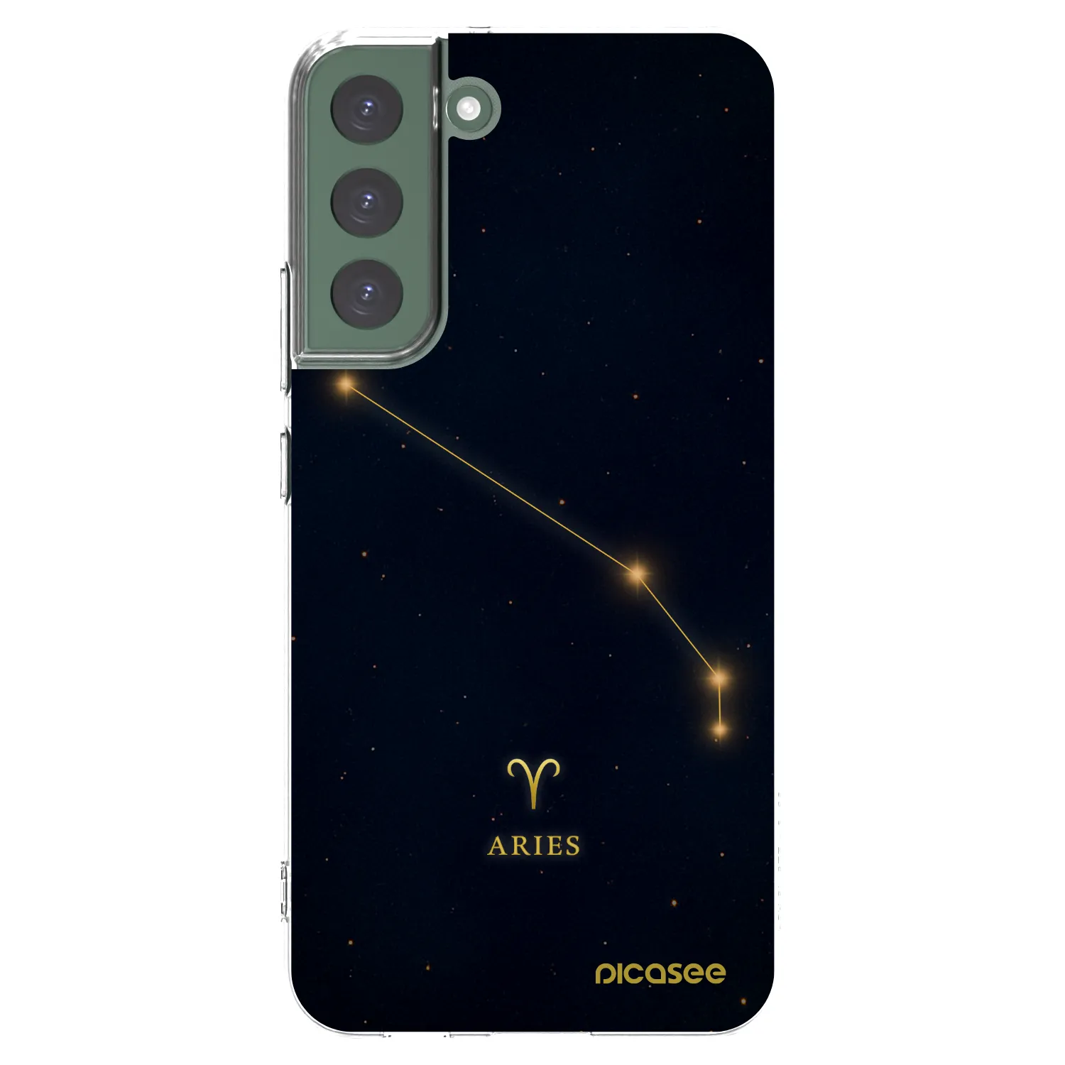 Picasee silikónový prehľadný obal pre Samsung Galaxy S22+ 5G - ARIES