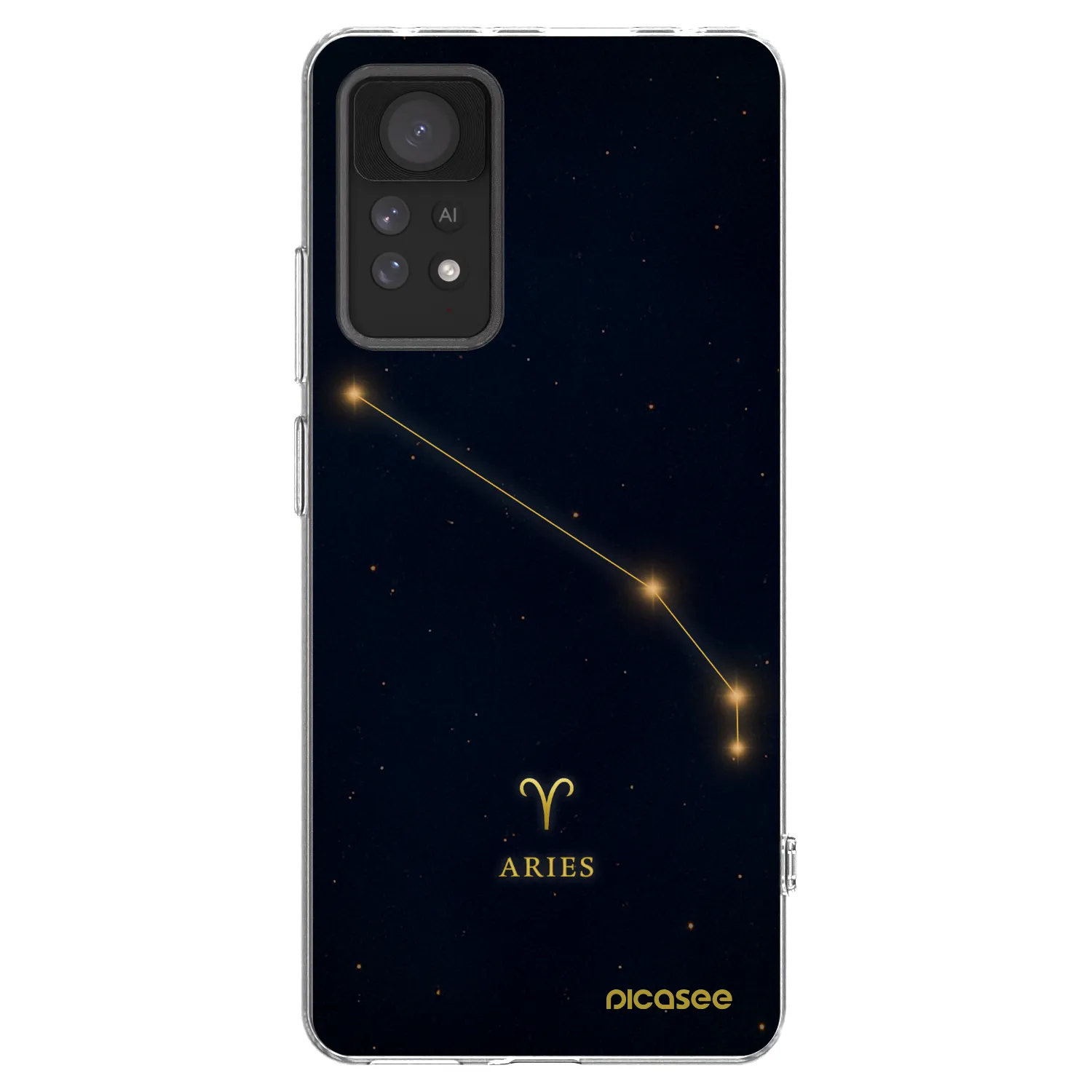 Picasee silikónový prehľadný obal pre Xiaomi Redmi Note 11 Pro - ARIES