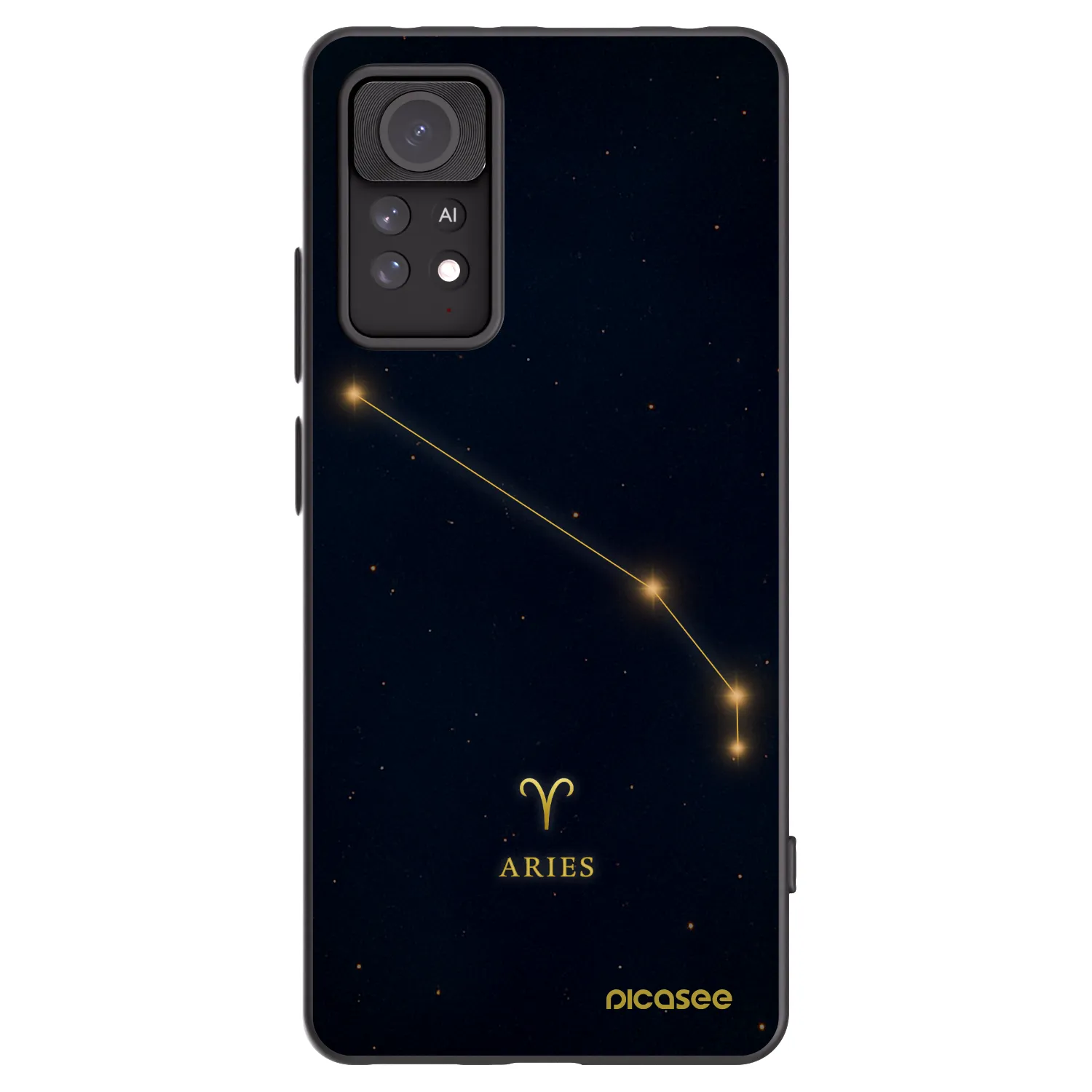 Picasee silikónový čierny obal pre Xiaomi Redmi Note 11 Pro 5G - ARIES