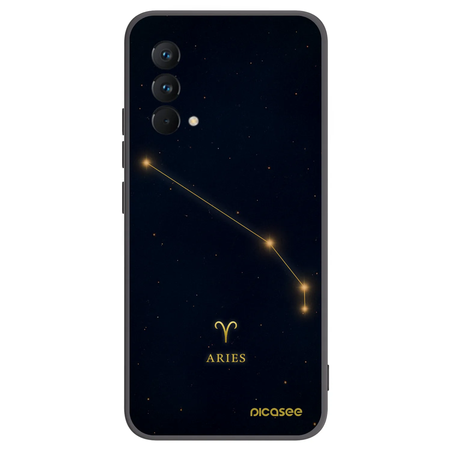 Picasee silikónový čierny obal pre Realme GT Master Edition 5G - ARIES