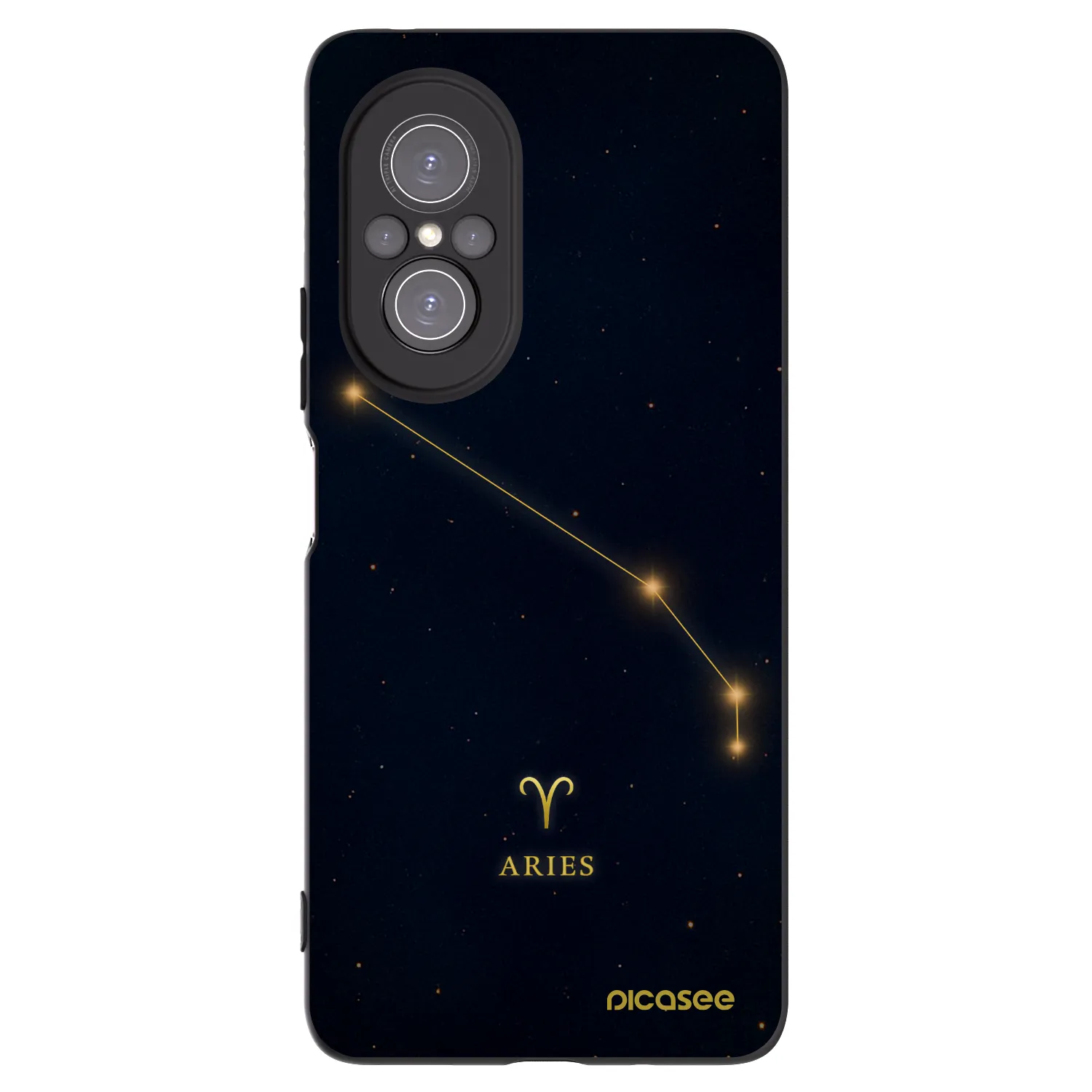 Picasee silikónový čierny obal pre Huawei Nova 9 SE - ARIES