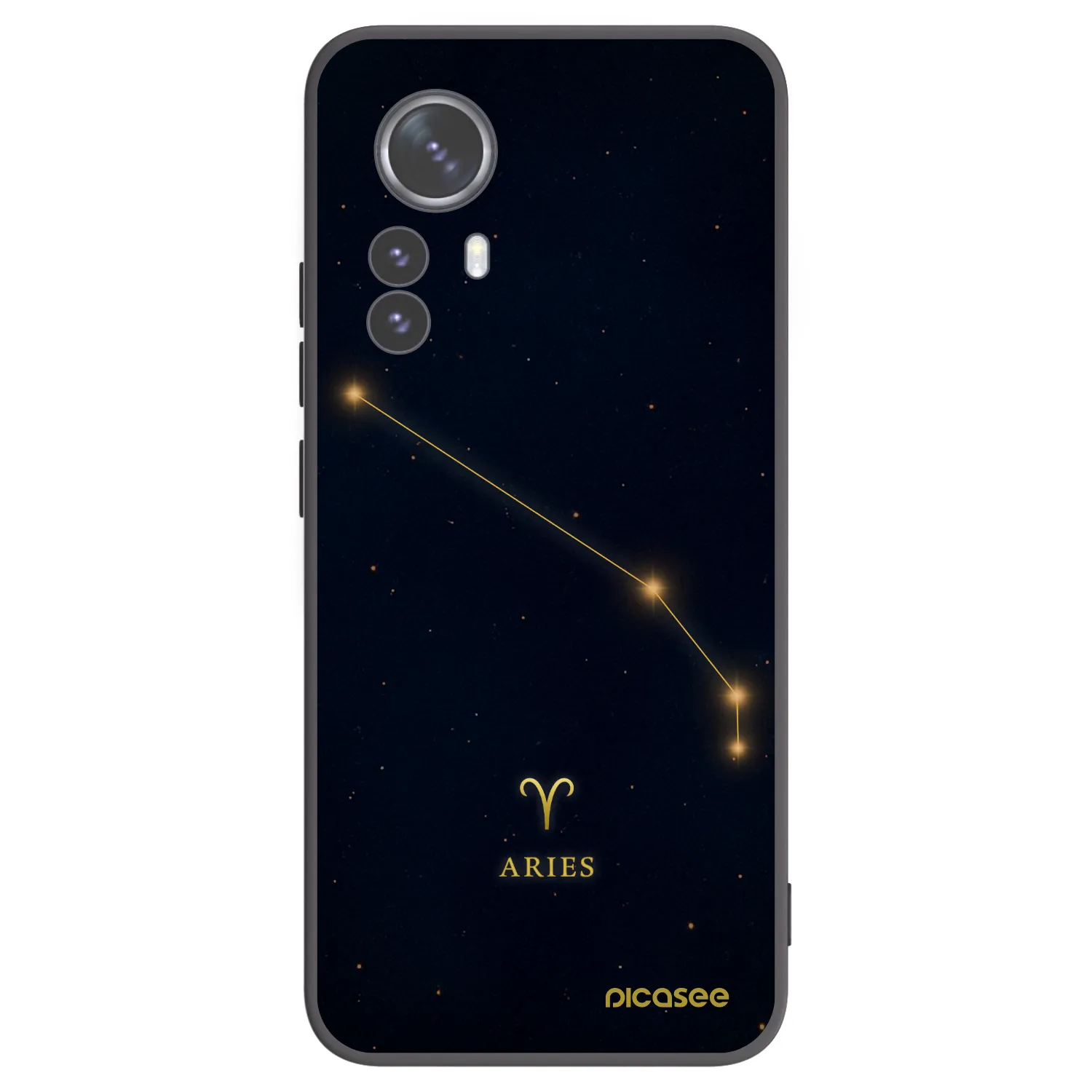Picasee silikónový čierny obal pre Xiaomi 12 Pro - ARIES