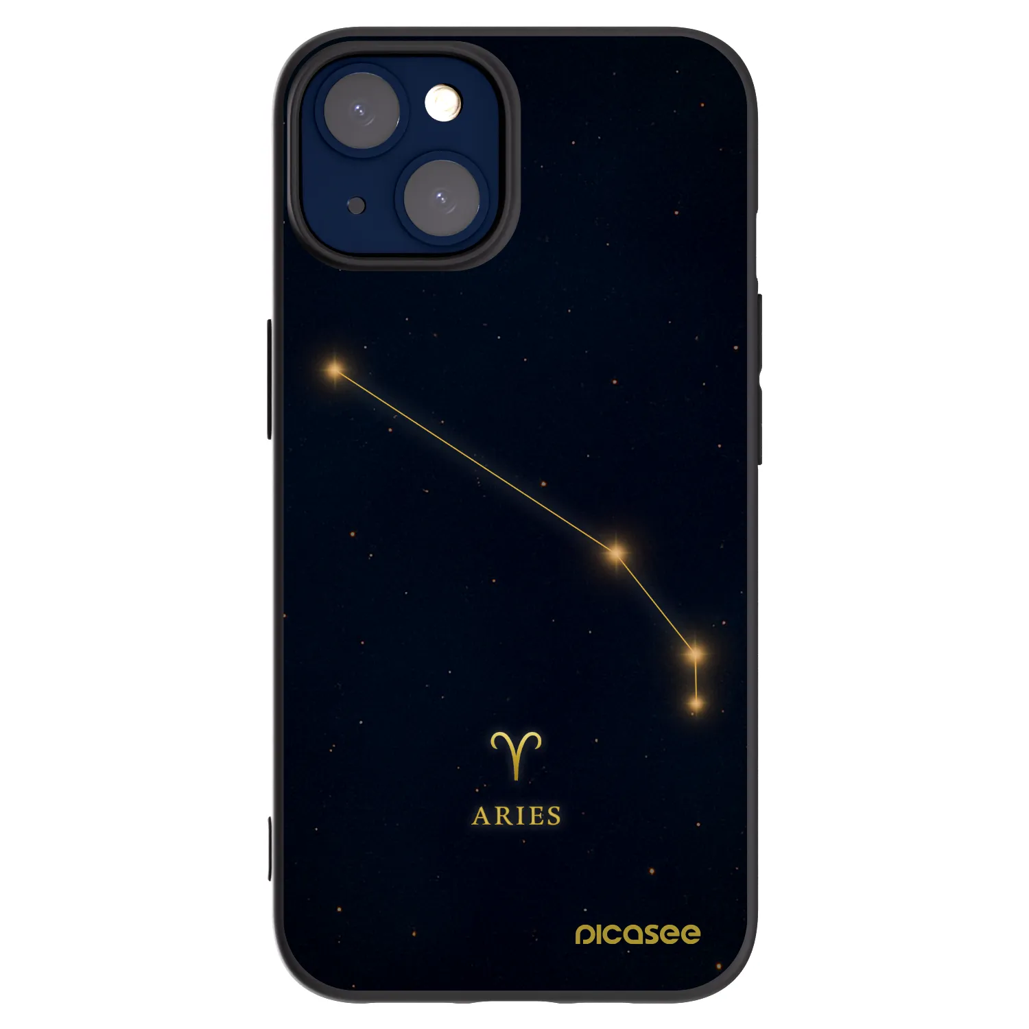 Silikónový čierny obal pre Apple iPhone 14 - ARIES